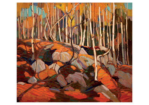 Card - The Birch Grove, Autumn, Tom Thomson
