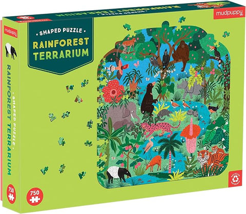 Rainforest Terrarium 750 Piece Shaped Puzzle