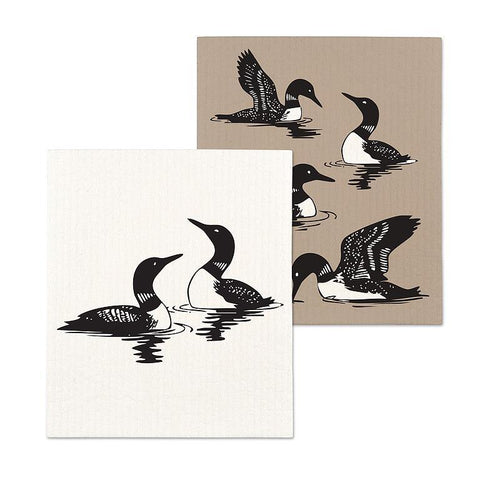Swedish Dishcloth - Loons