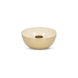 Enamel Pipe Taper Holder - Cream