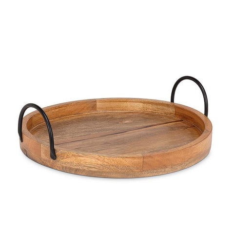Tray with Handles - Medium, Round