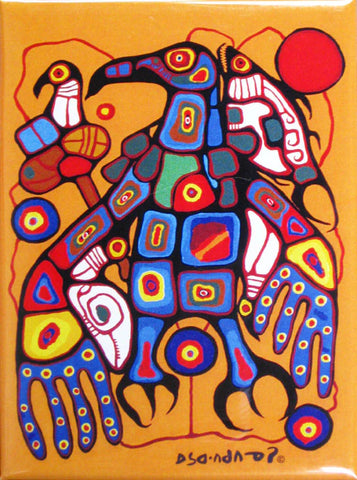 Magnet - Norval Morrisseau, Man Changing into Thunderbird