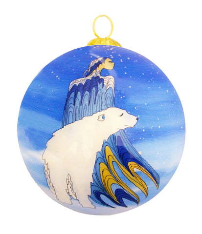 Maxine Noel 'Mother Winter' Glass Ornament