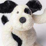 Bashful Rufferty Black & Cream Puppy