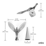 Tipsy Balancing Bottle Opener - Chrome