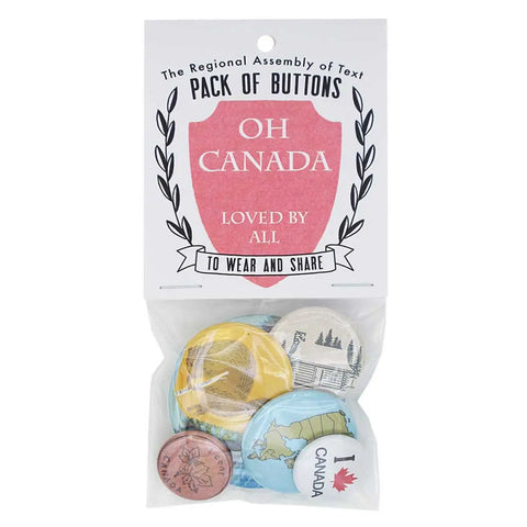 Buttons/Pins - Oh Canada