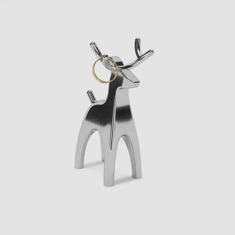 Ring Holder - Deer - Chrome