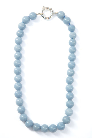 Necklace - Milk Blue Aquamarine, 18 inch