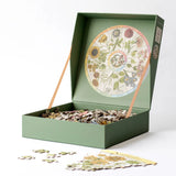 Puzzle - 500-Piece Round - Flower Clock