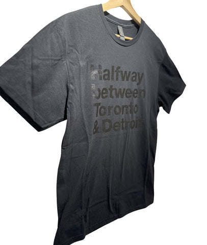 Halfway between Toronto & Detroit - Black on Black