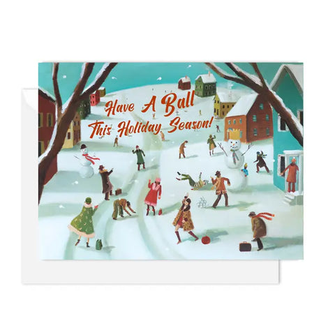 Card - Have a Ball This Holiday Season - Box of 8 Cards