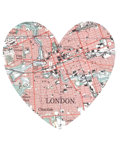 Magnet - London, On. Map