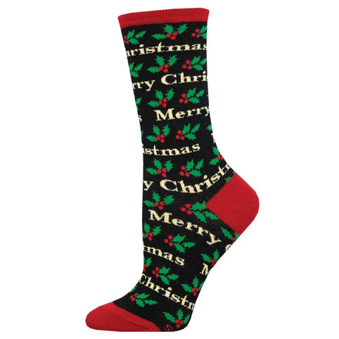 Socks - Merry Christmas, Men's Shoe Size 7-12.5