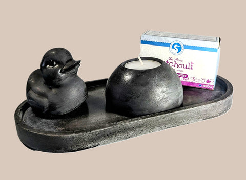 Duck Soap Dish with Candle