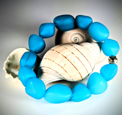 Bracelet - Turquoise Beachglass