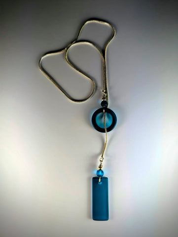 Necklace - Teal Beachglass