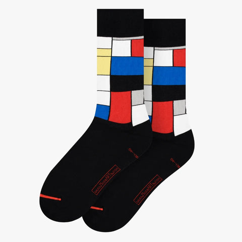 Socks - Composition with Red, Blue and Yellow, Piet Mondrian, 40-46