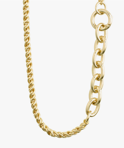 Necklace - LEARN Braided Chain, Gold