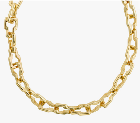 Necklace - LIVE Keyhole Chain, Gold