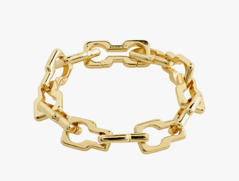 Bracelet - LIVE Chunky Keyhole, Gold