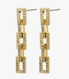 Earrings - COBY Crystal Drop, Gold