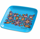 Norval Morrisseau Flowers and Birds Snack/Trinket Dish