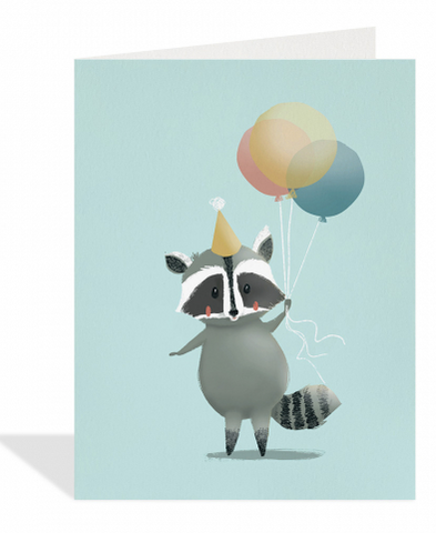 Card - Birthday Raccoon