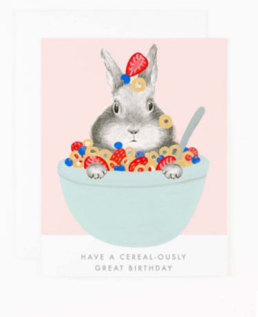 Card - Cerealously Great Birthday