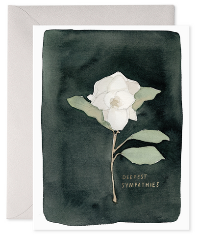 Card - White Flower