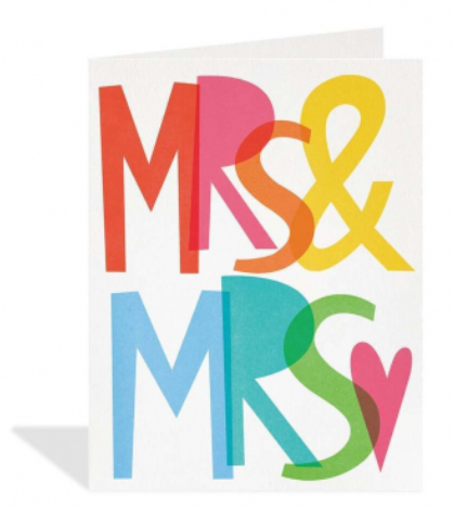 Card - Mrs and Mrs