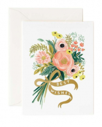 Card - Best Wishes Bouquet