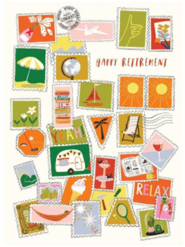 Card - Retirement Stamps