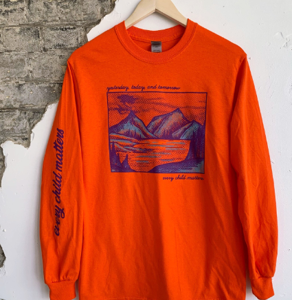 Orange Shirt (long sleeve) - Yesterday, Today, and Tomorrow