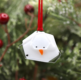 Melted Snowman Ornament