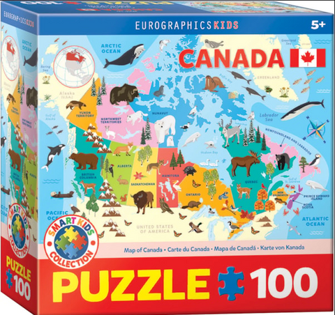 Puzzle - Illustrated Map of Canada