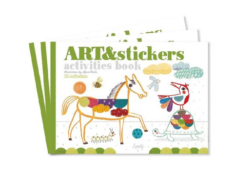 ART&stickers Activity Book