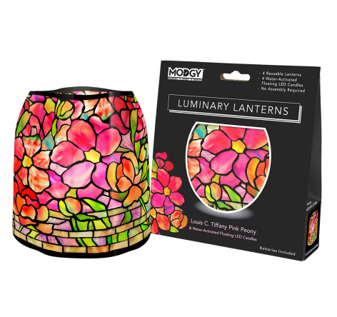 Luminary - Louis C. Tiffany - Pink Peony