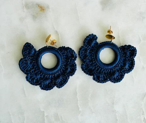 Floral Crochet Earrings