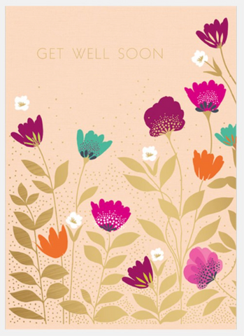 Card - Get Well Soon Flowers