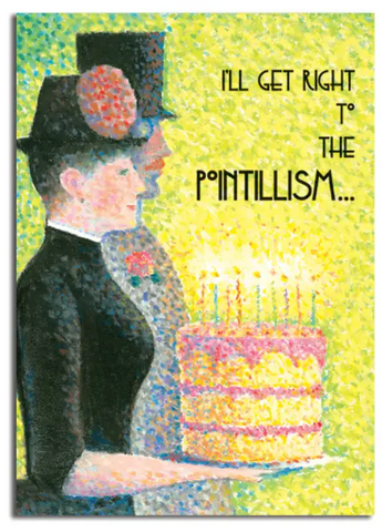 Card - Pointilism Birthday