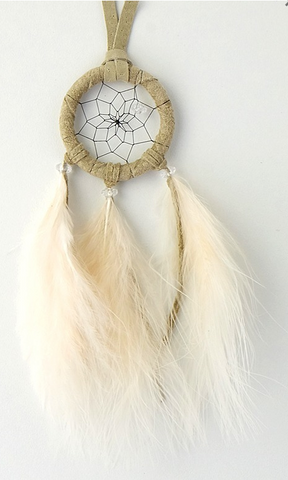 Dream Catcher - 1.5" Tan Dream Catcher