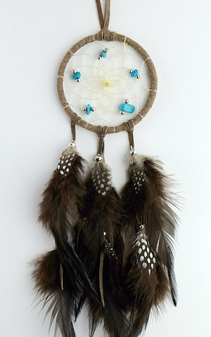 Dream Catcher - 2.5" Brown Dream Catcher