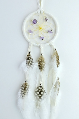 Dream Catcher - 2.5" White Dream Catcher