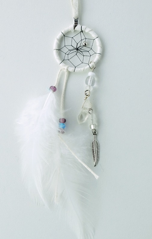 Dream Catcher - 1" White Dream Catcher