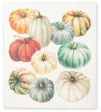 Pumpkins Swedish Dishcloth