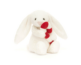 Bashful Bunny with Candy Cane