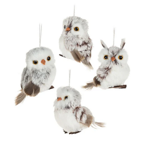 Fluffy Owl Ornament