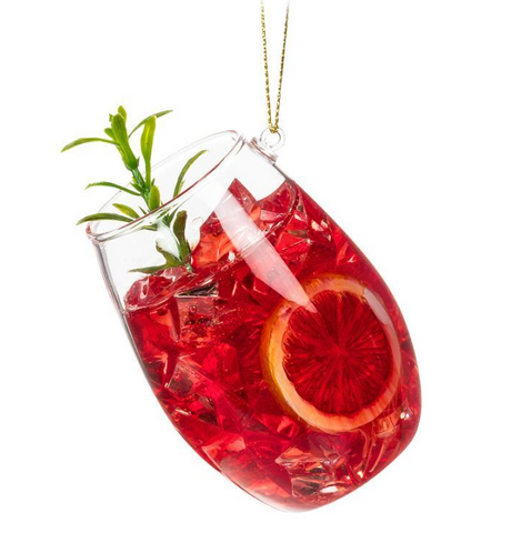 Glass of Sangria Ornament