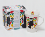 Kenojuak Ashevak Owl's Bouquet Mug