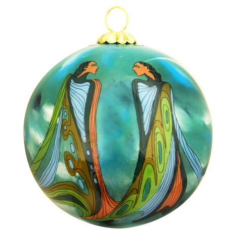 Maxine Noel Friends Glass Ornament